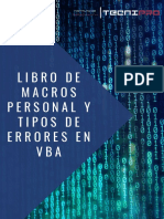 Libro de Macros Personal y Tipos de Errores en VBA