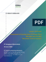 Draft Report Assessment of Existing Solar PV Power Plant 396 KWP and 276 KWH Morowali, Central Sulawesi