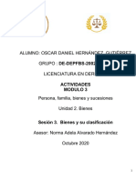 Alumno: Oscar Daniel Hernández Gutiérrez GRUPO: DE-DEPFBS-2002-M3-015 Licenciatura en Derecho