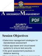 Assessment Management and Security Nino Ecle