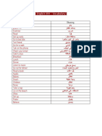 English 099 - Vocabulary