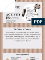 Planning Technical Activities