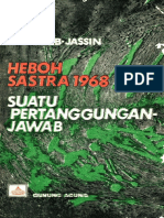 Heboh Sastra 1968 - Suatu Pertanggungan Jawab (HB Jassin) (Z-Library)