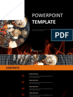 SlideMembers HotRoastedClamFreePowerpointTemplate PS 2231