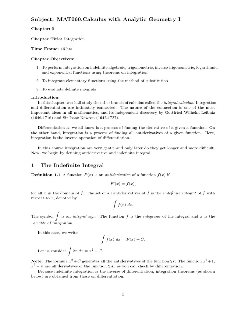 MAT060.Chapter 5 | PDF
