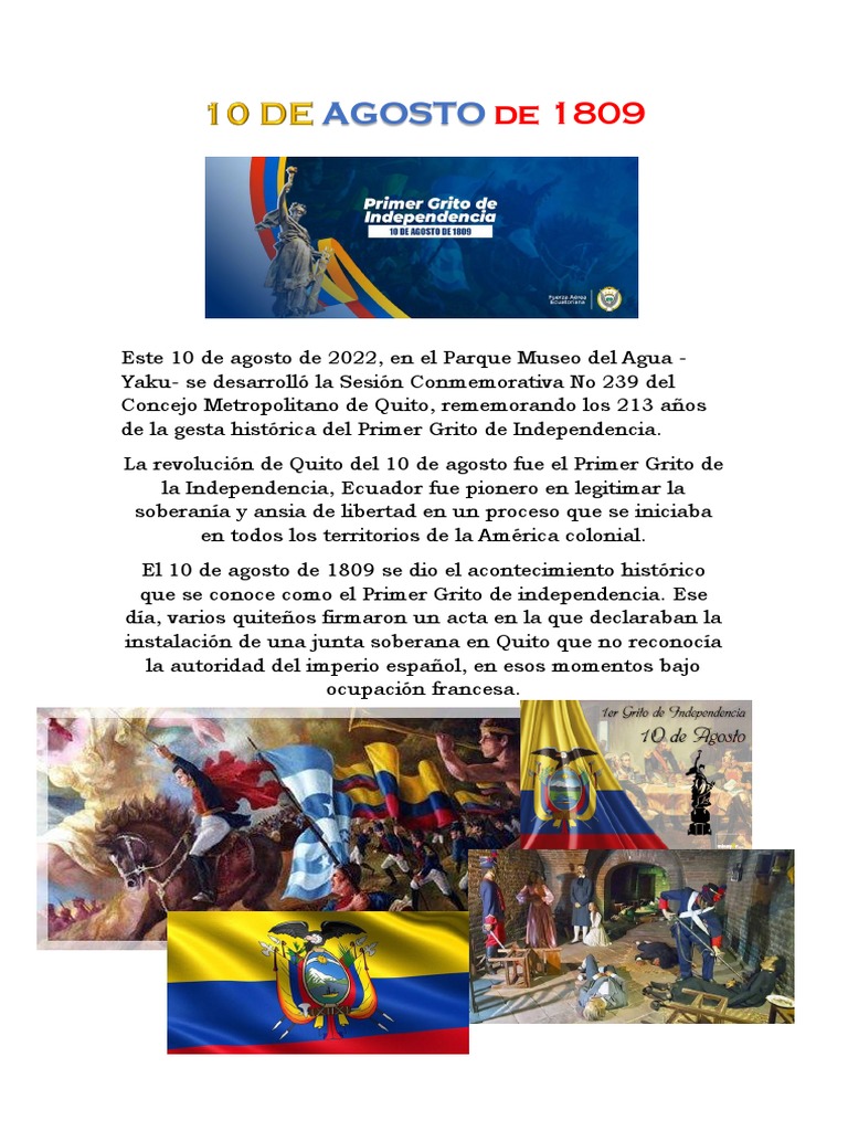 10-DE-AGOSTO-de-1809 | PDF