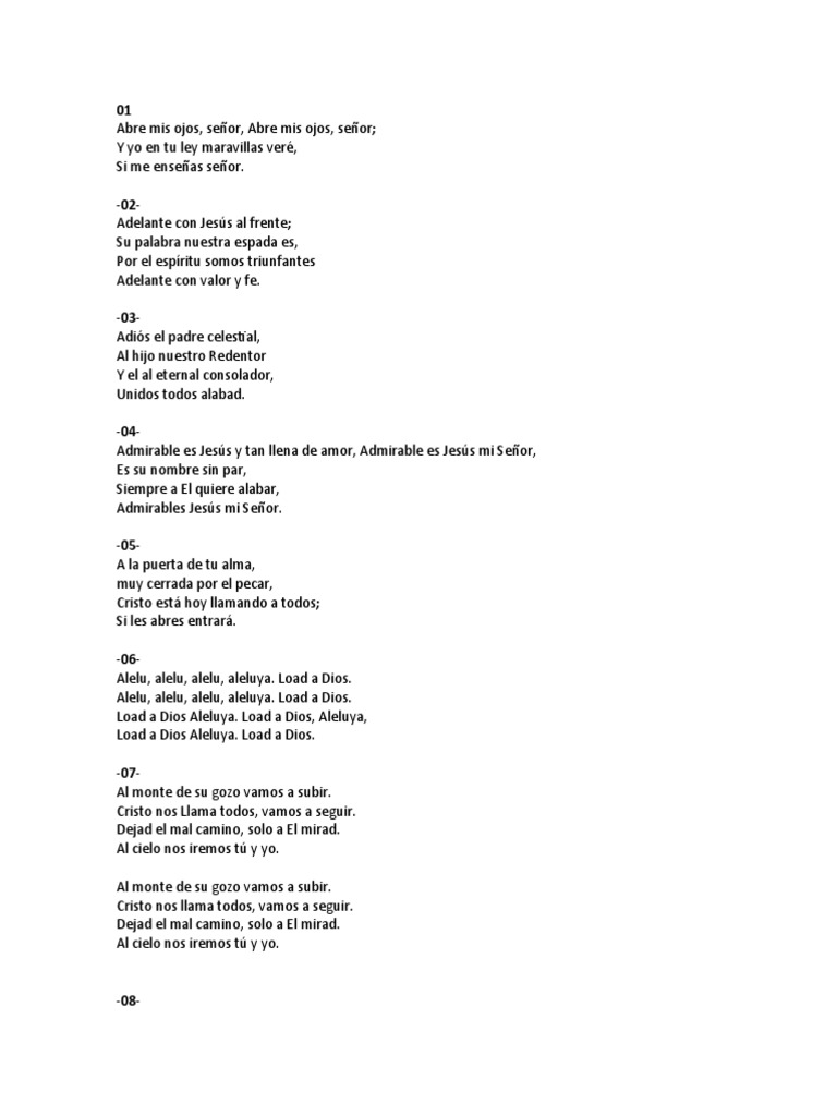 Coros De Alabanza 2 Pdf