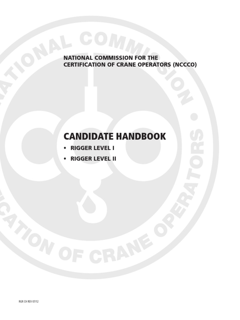 Rigger Level 1 & 2 RCH0712 | PDF | Certification | Safety