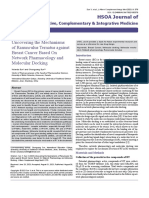 Uncovering The Mechanisms of Ranunculus Ternatus Against Breast Cancer Based On Network Pharmacology and Molecular Docking