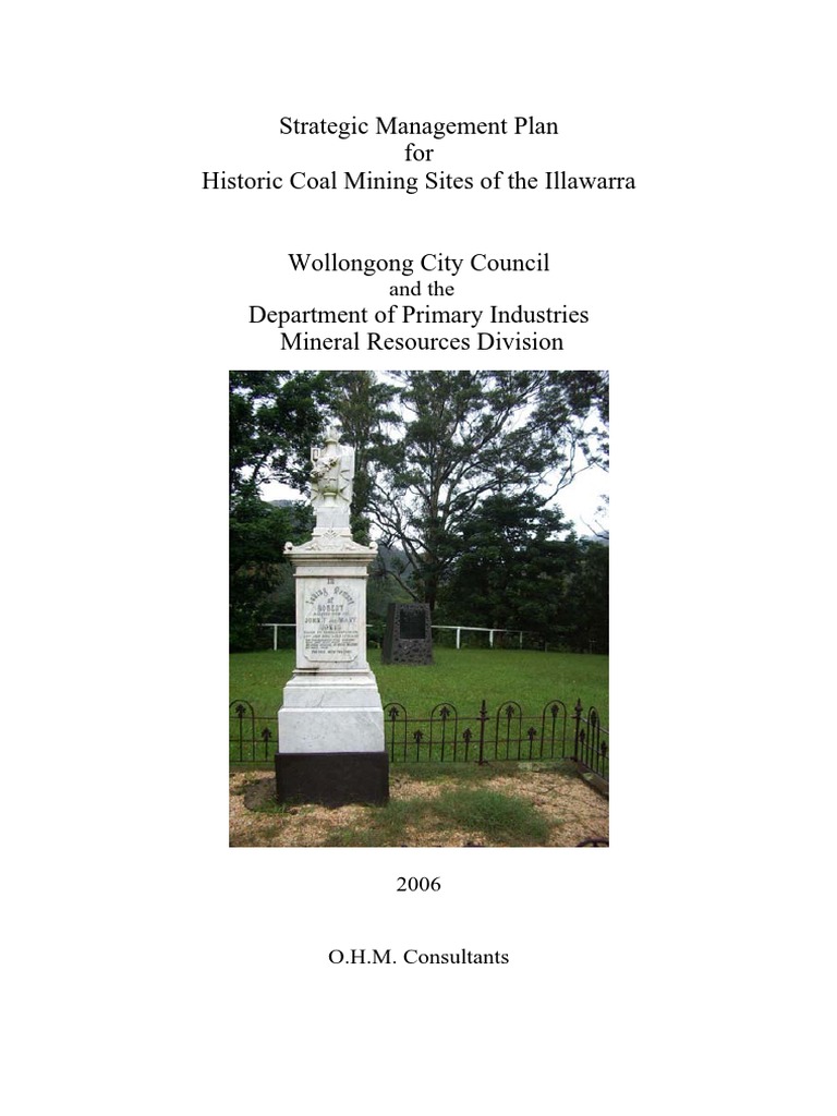 Illawarra Coal Mining Heritage Strategy | PDF | Home & Garden | Science ...