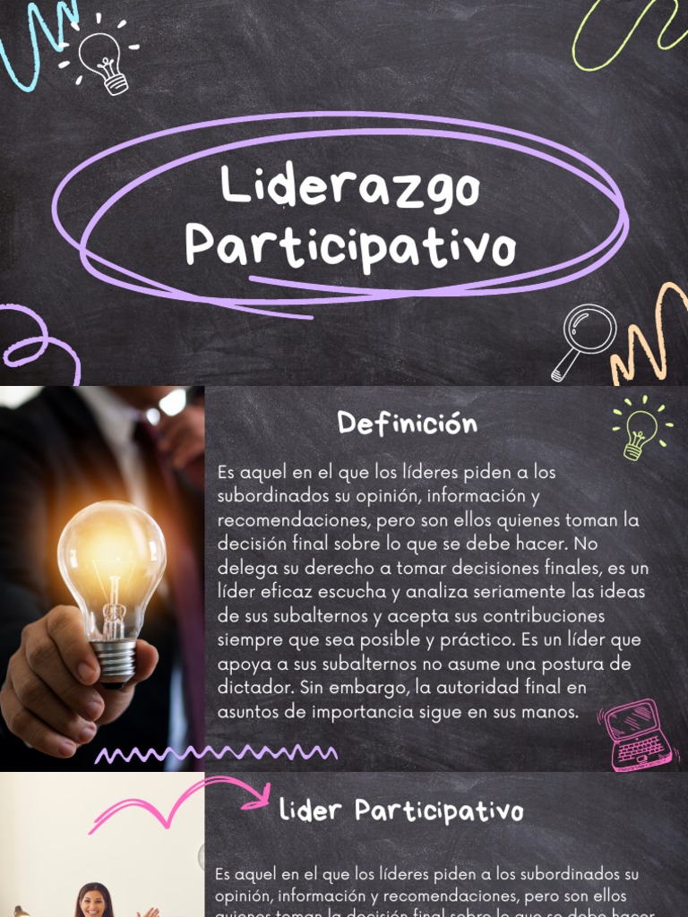 Características del Liderazgo Participativo | PDF | Liderazgo