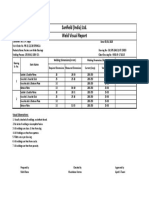 Rocker Bearing Weld Visual Report