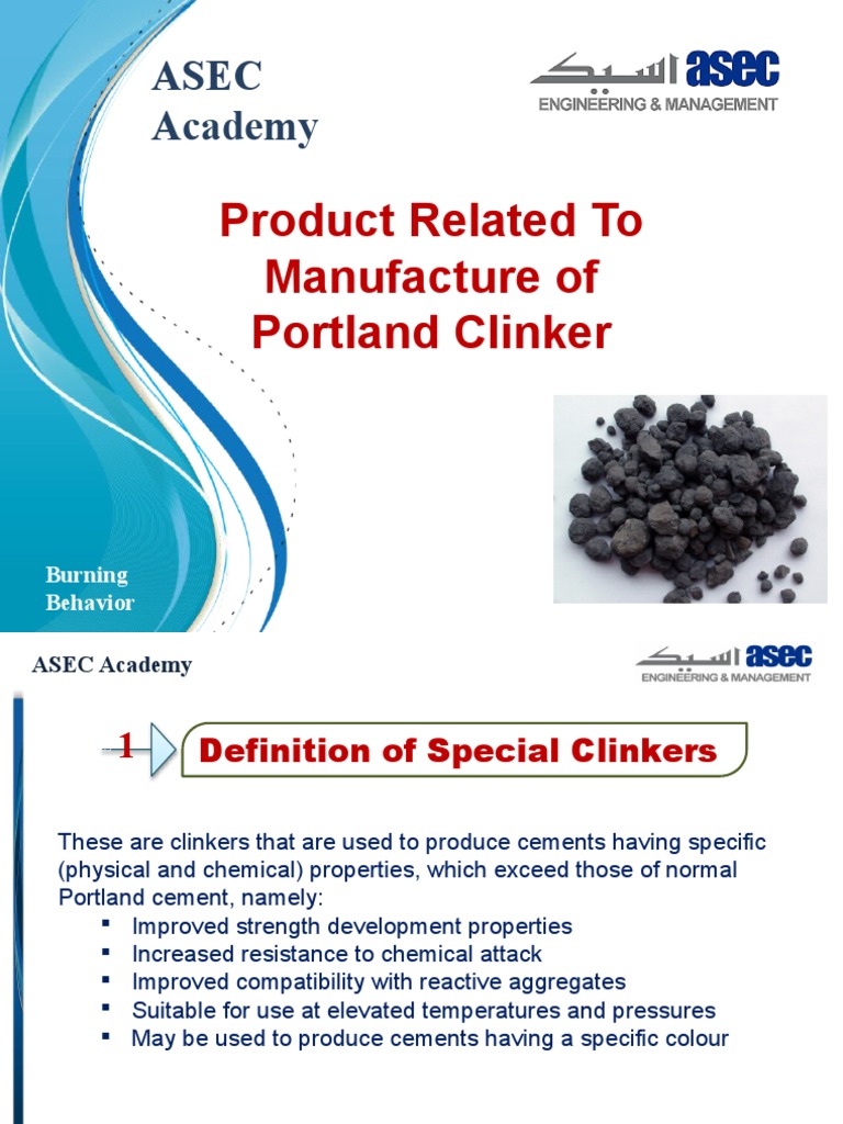 Special Clinkers for Cement Production | PDF