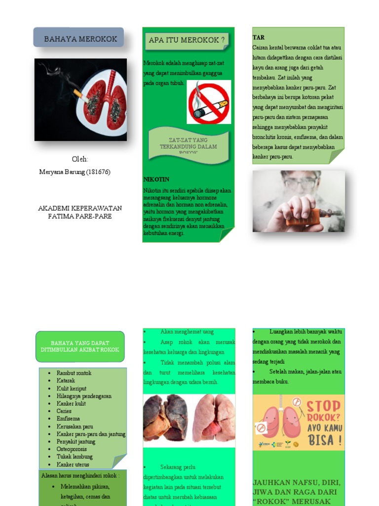 Bahaya Merokok dan Pencegahannya | PDF