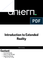1-Introduction To XR - Augmented Reality