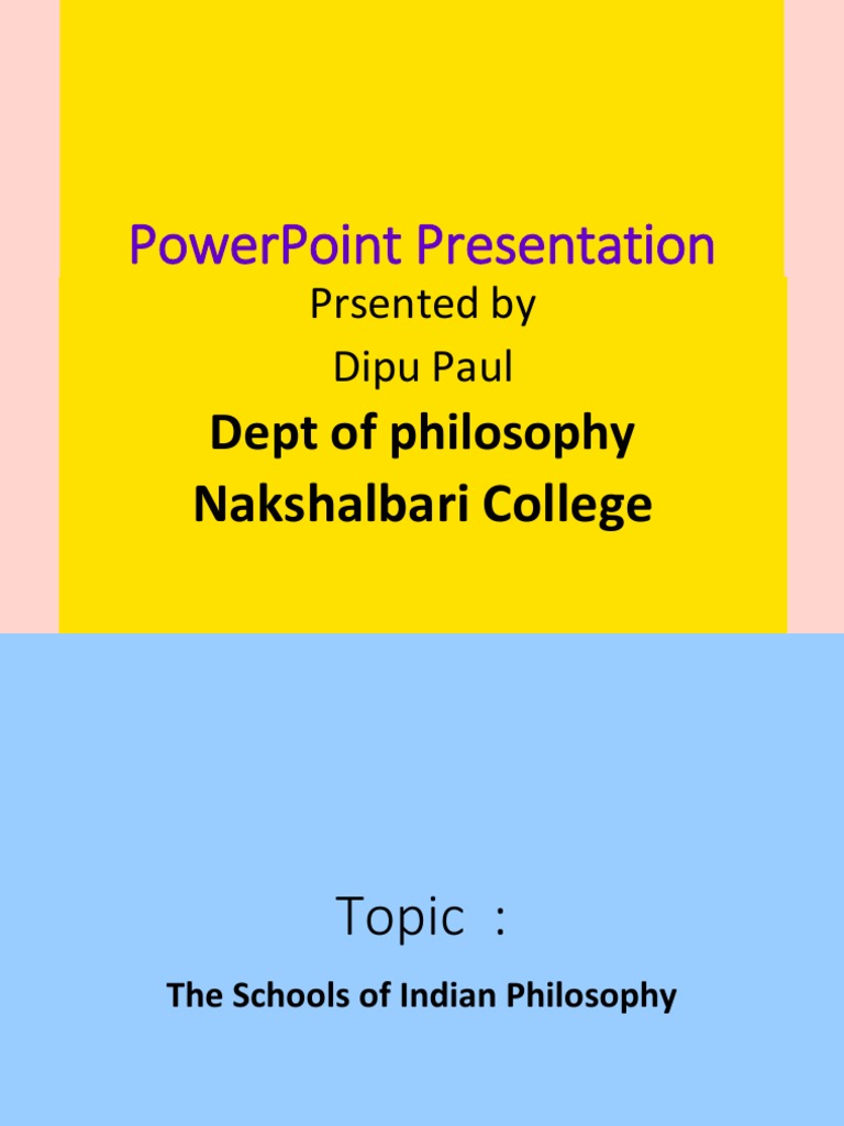 Overview of Indian Philosophy Schools | PDF | Vedanta | Indian Philosophy