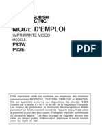 Mode D'Emploi: P93W P93E