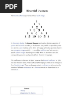 Binomial Theorem