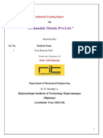 Yashpatil Industrial Report