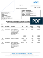 Noida Power Company Limited: Schedule Work Order