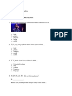 Latihan Soal B. Mandarin Xi