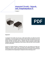 Apa Itu IC (Integrated Circuit)  Sejarah- Pengertian- Jenis- Pengelompokan IC