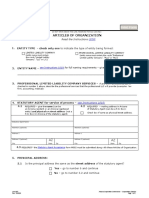 Arizona - L010-Articles-Of-Organization