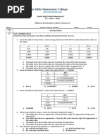 Basic Calculus