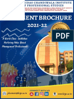 Placement Brochure 2021-22