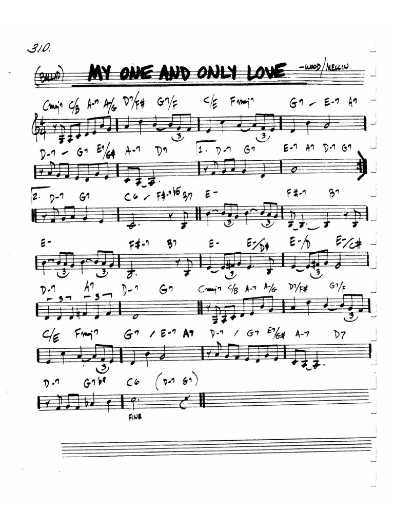 My one and only love pdf
