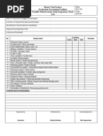 Forklift-Wheel Loader Daily Inspection Check List Rev 0