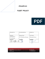 Fleet Policy