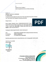 Surat Permohonan Pembayaran & Invoice KF Refreshment Karawang Termin 2