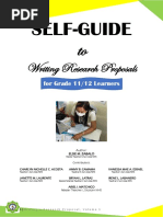 Self Guide - Research Proposal