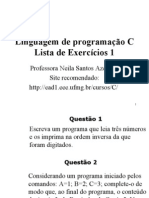 Lista de Exercicios-programas Simples