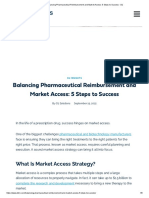 Balancing Pharmaceutical Reimbursement and Market Access