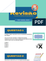 Revisão Matemática - 8 ANO