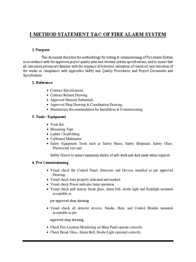 Fire Alarm System Testing Methodology | PDF | Home & Garden | Computers