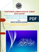 Jamak Shalat Jum'at Dan Ashar - 1