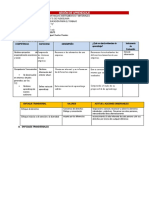 Sesión de Aprendizaje (Didactica 1°a