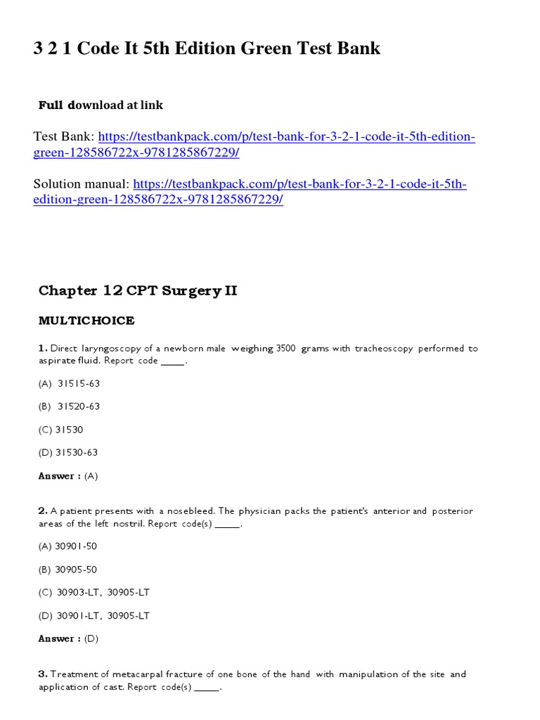 CPT Code Assignments for Surgical Procedures | PDF | Surgery | Clinical ...