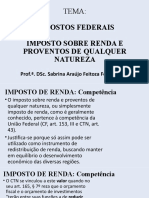 Aula 3 Imposto Sobre Rendas e Proventos de Qualquer Natuerza