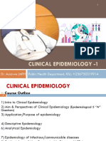 Clinical Epidemioogy Lecture Series 1