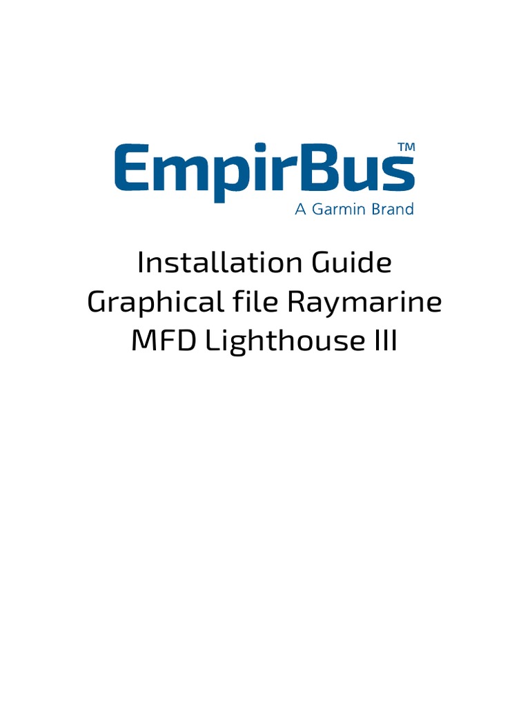 Raymarine MFD Lighthouse III Installation Guide | PDF | Computer ...