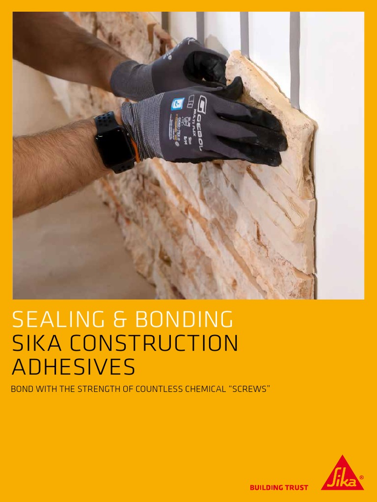 Glo Construction Adhesives | PDF | Adhesive | Secondary Sector Of The ...