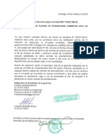 Carta de Culminación de Contrato de Arriendo Imberth Landaeta - Depa 1907 Mujica 55 - Ñuñoa