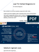 Latihan Soal CPNS TIU Silogisme