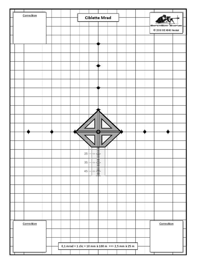 Cible de Reglage Mrad | PDF