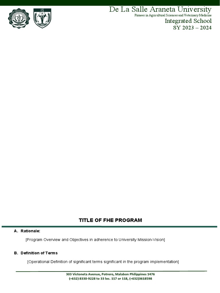 IS Program IRR Template PDF Cognition