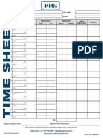 MMH Timesheet 32 Days